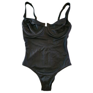 Sofia by Sofia Vergara Women's XS Sandra One Piece Swimsuit BLACK NWT